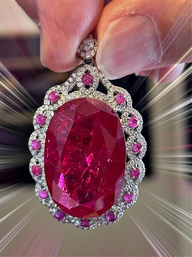 ROLEX GOLD WATCH, 55KT RUBY PENDANT, JEWELRY & VERY OLD STAMPS.
